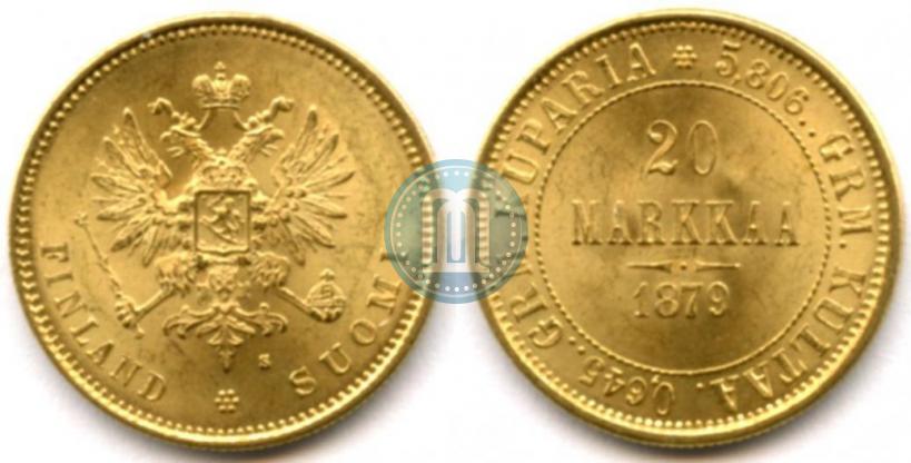 Picture 20 markkaa 1879 year S 