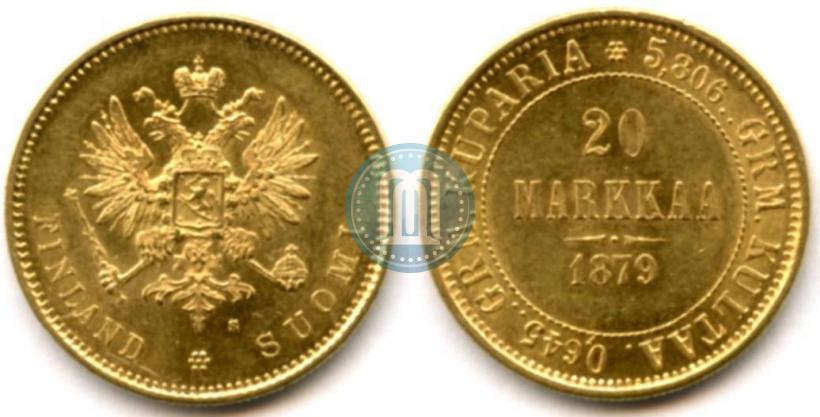Picture 20 markkaa 1879 year S 