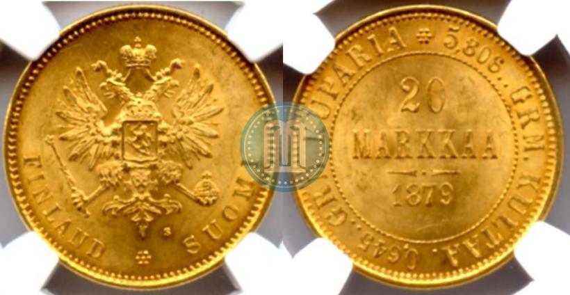 Picture 20 markkaa 1879 year S 