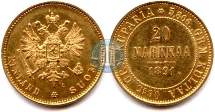 Фото 20 марок 1891 года L 
