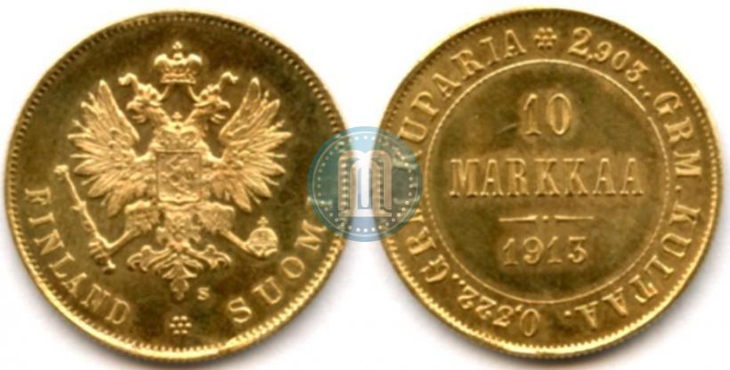 Фото 10 марок 1913 года S 