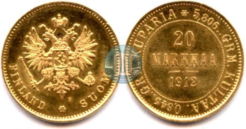 Picture 20 markkaa 1912 year S 