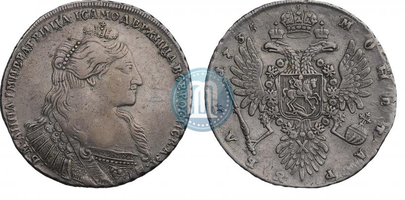 Picture 1 rouble 1735 year  