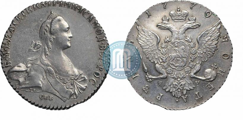 Picture 1 rouble 1770 year СПБ-ЯЧ 