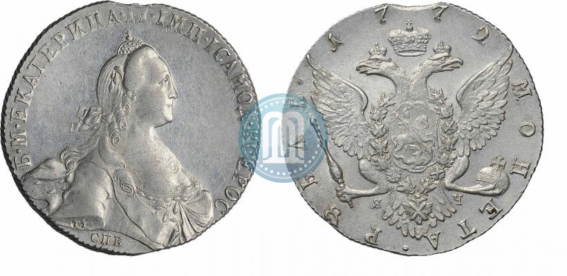 Фото 1 рубль 1772 года СПБ-ЯЧ-Т.I. 
