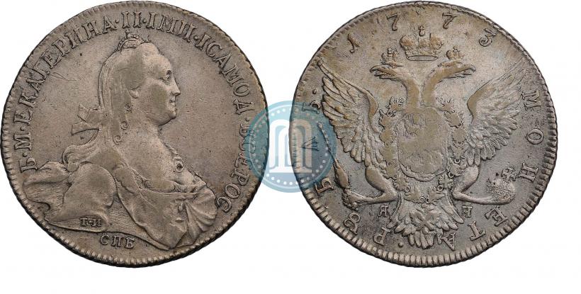 Picture 1 rouble 1773 year СПБ-ЯЧ-Т.И. 