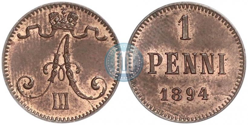 Picture 1 penni 1894 year  