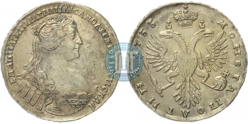 Picture Poltina 1733 year  