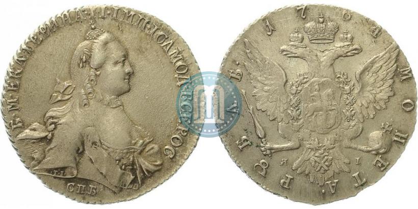 Фото 1 рубль 1764 года СПБ-ЯI 