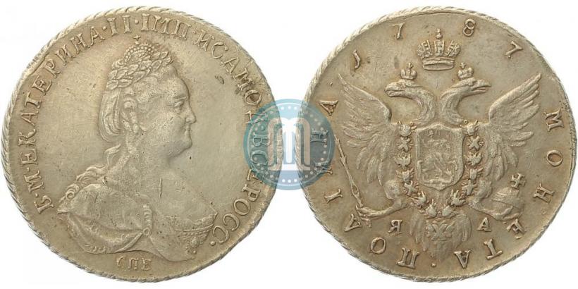Picture Poltina 1787 year СПБ-ЯА 