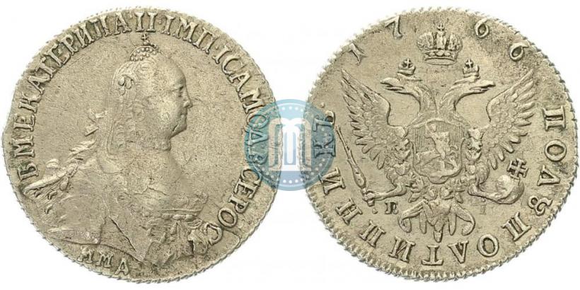 Фото Полуполтинник 1766 года ММД-EI 