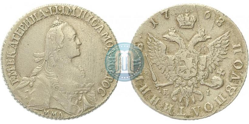 Фото Полуполтинник 1768 года ММД-EI 