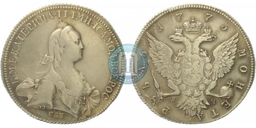 Фото 1 рубль 1773 года СПБ-ЯЧ-Т.I. 