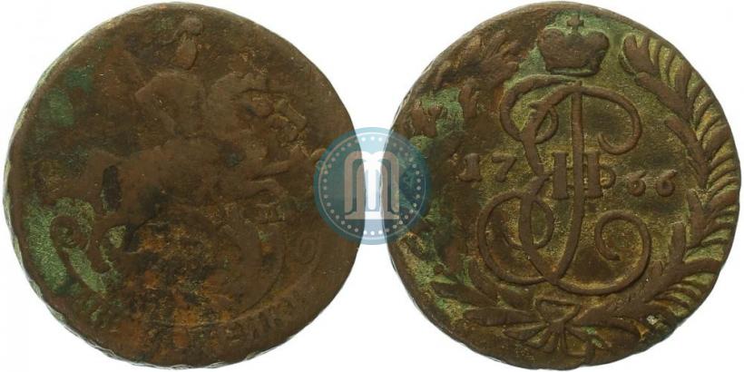 Picture 2 kopecks 1766 year ММ 