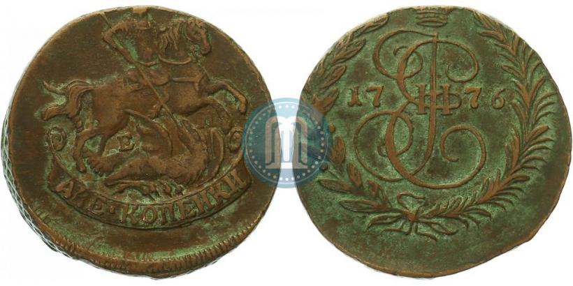 Picture 2 kopecks 1776 year ЕМ 