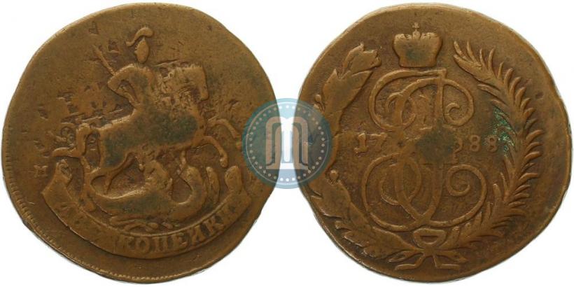 Picture 2 kopecks 1788 year ММ 