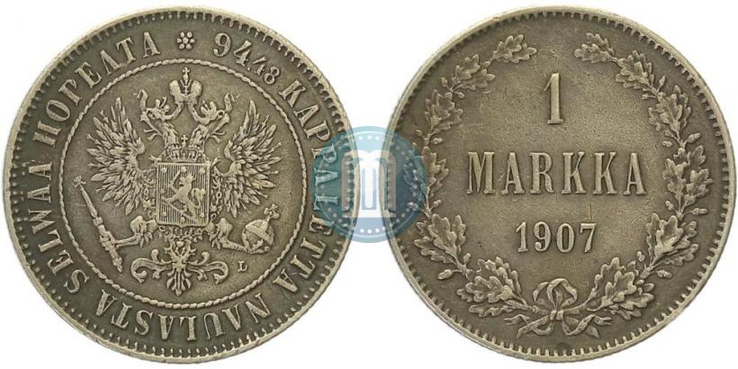 Фото 1 марка 1907 года L 