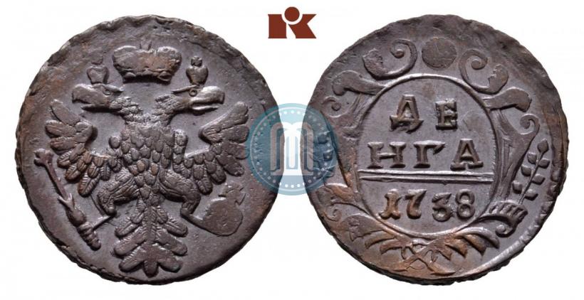 Фото Денга 1738 года  