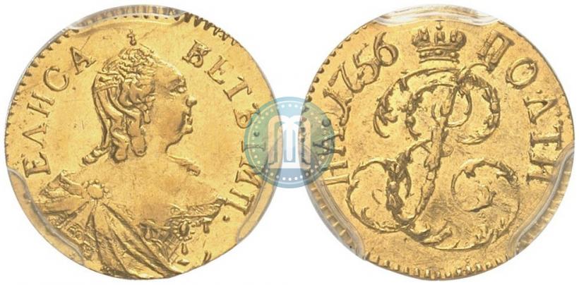 Фото Полтина 1756 года  