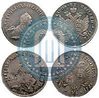 Picture 48 kopecks 1757 year  "For Livonia"