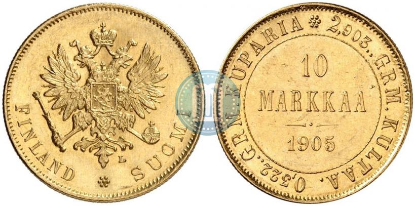 Фото 10 марок 1905 года L 