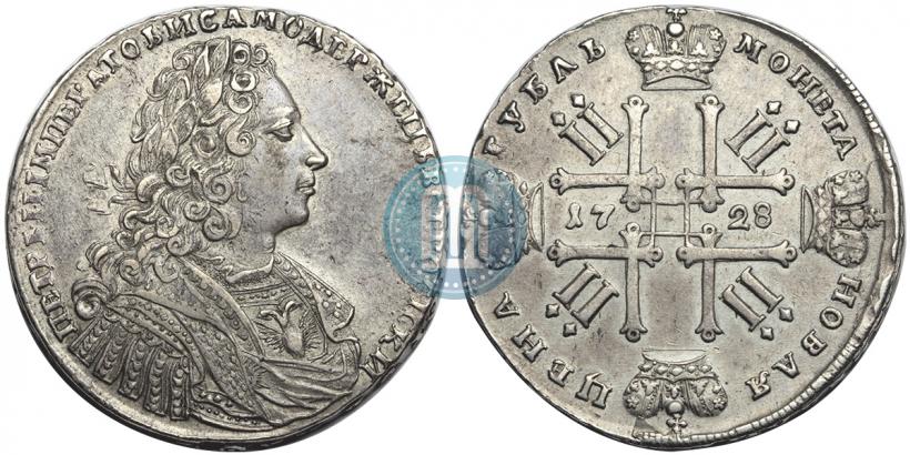 Picture 1 rouble 1728 year  "Type of 1728"