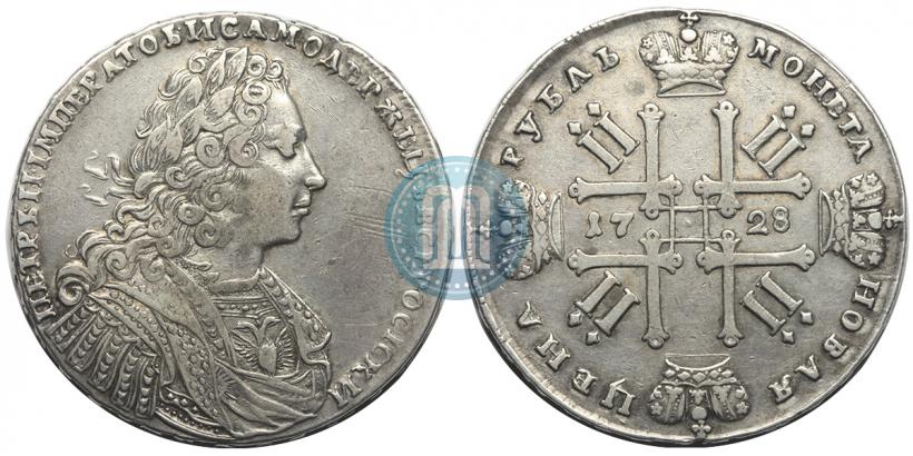 Фото 1 рубль 1728 года  "Тип 1728"