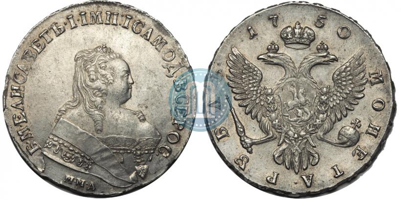 Picture 1 rouble 1749 year ММД 