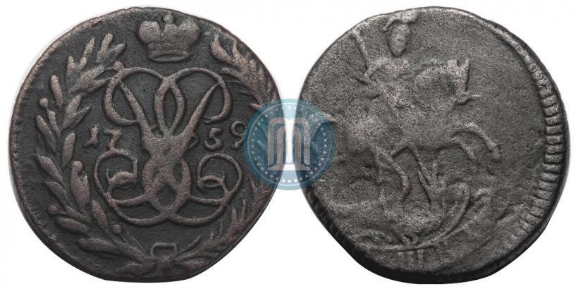 Фото Полушка 1759 года  