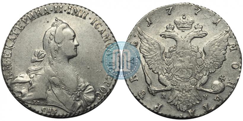 Picture 1 rouble 1771 year СПБ-ЯЧ 