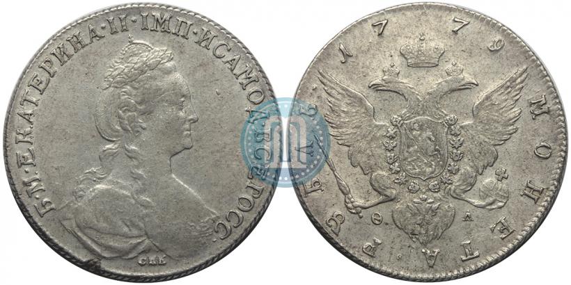 Picture 1 rouble 1779 year СПБ-ФЛ 