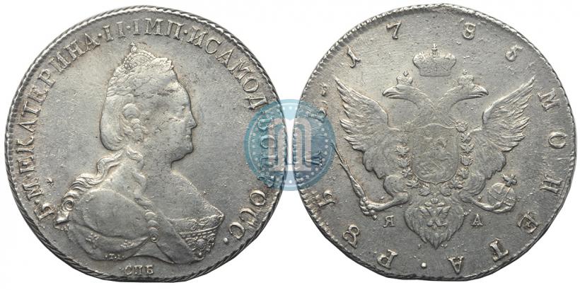 Picture 1 rouble 1785 year СПБ-ЯА 