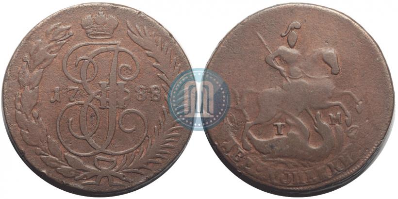 Picture 2 kopecks 1788 year ТМ 