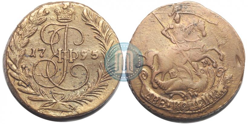 Picture 2 kopecks 1795 year ЕМ 