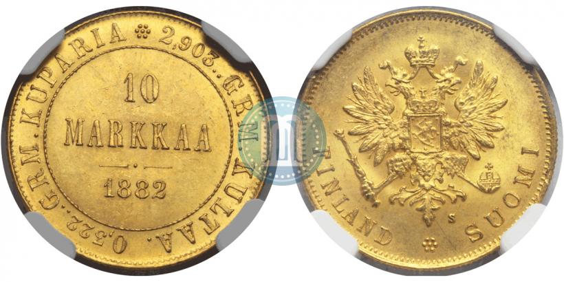 Фото 10 марок 1882 года S 