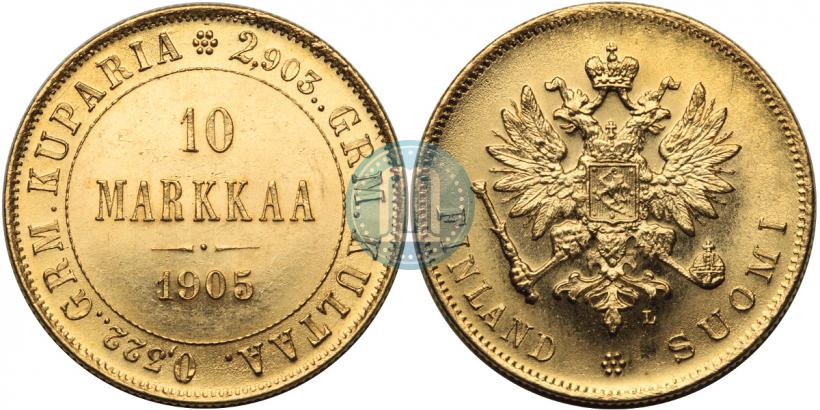 Picture 10 markkaa 1905 year L 