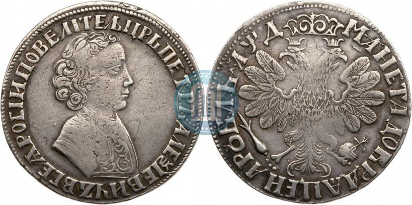 Picture 1 rouble 1704 year  
