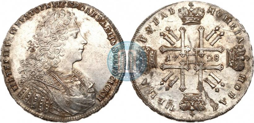 Picture 1 rouble 1728 year  "Type of 1728"