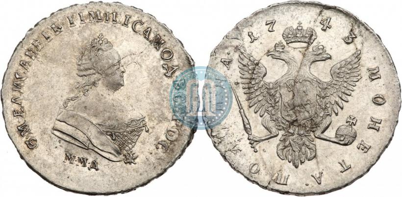 Picture Poltina 1743 year ММД 
