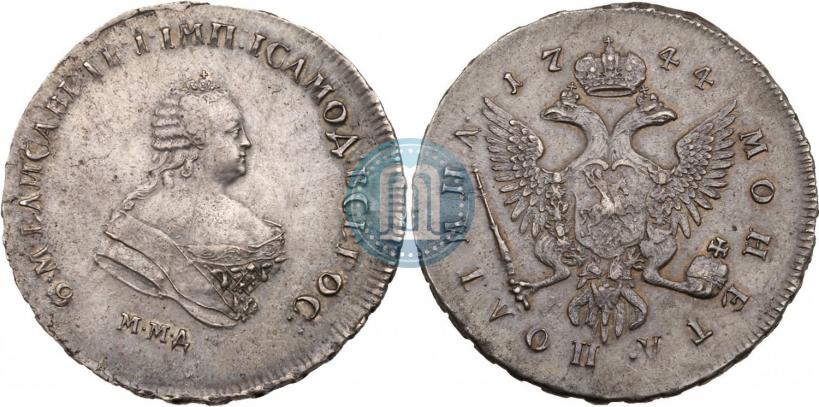 Picture Poltina 1744 year ММД 