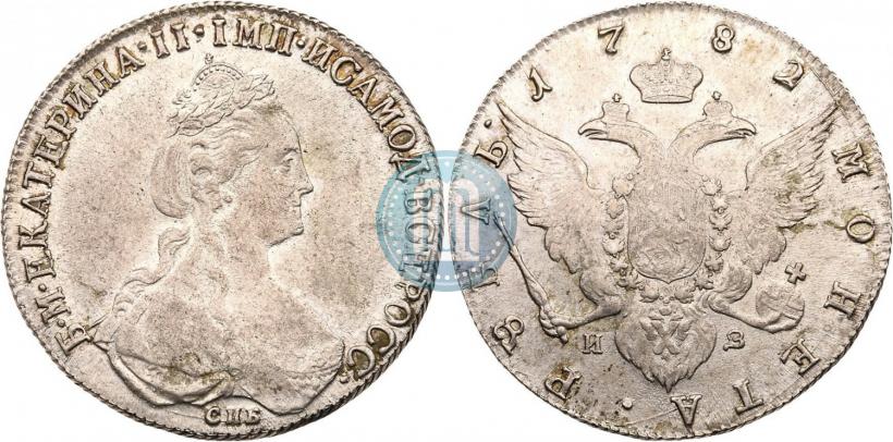 Picture 1 rouble 1782 year СПБ-ИЗ 