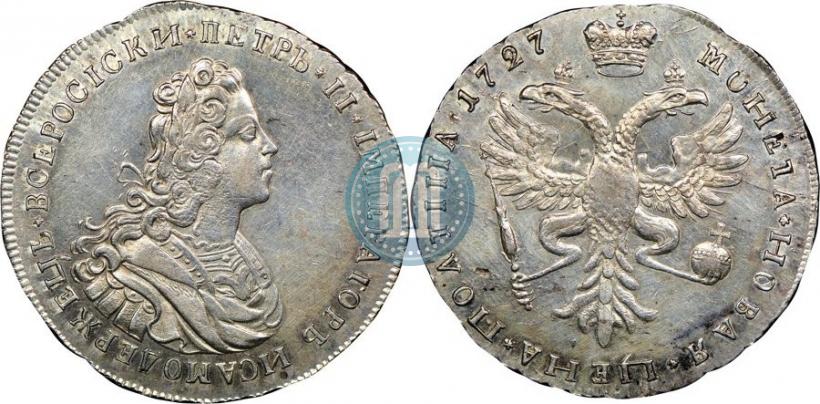 Picture Poltina 1727 year  "Moscow type"