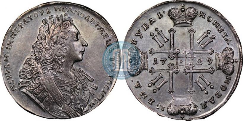 Picture 1 rouble 1729 year  "Type of 1729"
