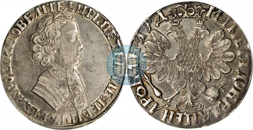 Picture 1 rouble 1704 year  