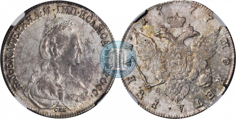 Picture 1 rouble 1777 year СПБ-ФЛ 