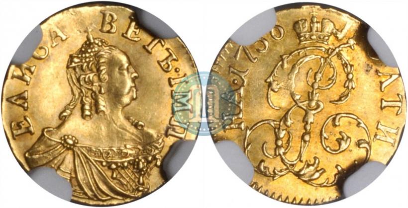 Фото Полтина 1756 года  