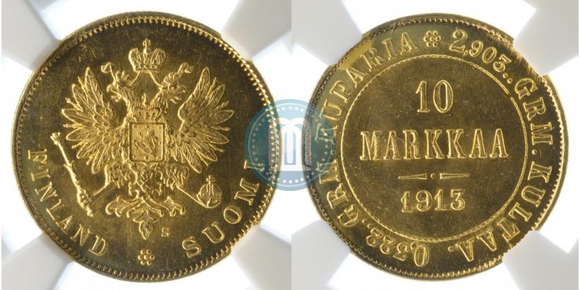 Фото 10 марок 1913 года S 