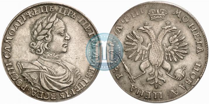 Фото 1 рубль 1718 года OK-L 