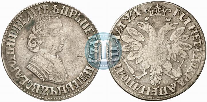 Picture Poltina 1704 year  "Portrait by F. Alekseev"
