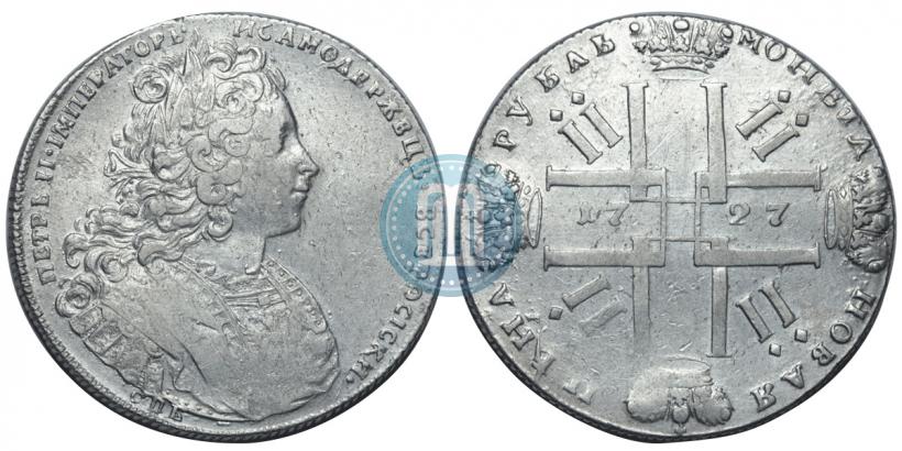 Picture 1 rouble 1727 year СПБ "Petersburg type"